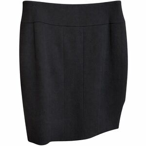 Carlisle Vintage Black Wool Pencil Skirt. Size 8.